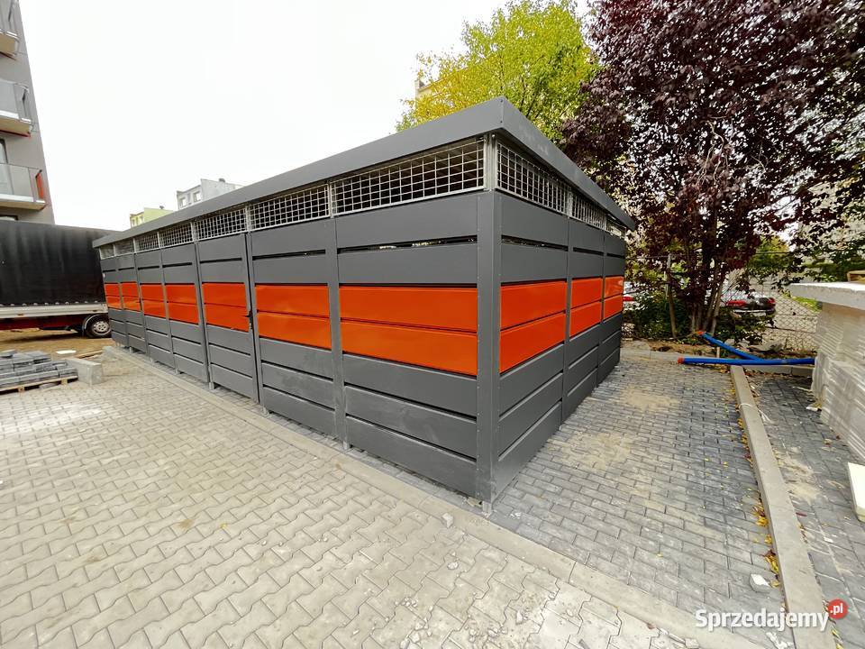 Wiata śmietnikowa na wymiar prosto producent Szczecinek