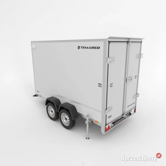Przyczepka TEMA BOX 30152C furgon dwuosiowy Piotrków Trybunalski