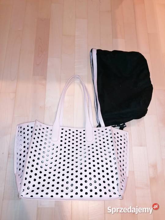 Dwie torebki w jednym kolor łososiowy ZARA Basic
