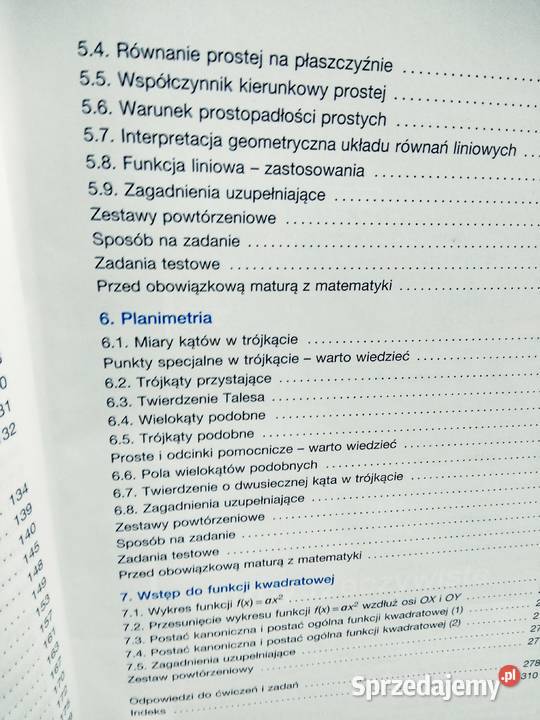 Podręcznik podstawowy matematyka 1 używane Warszawa
