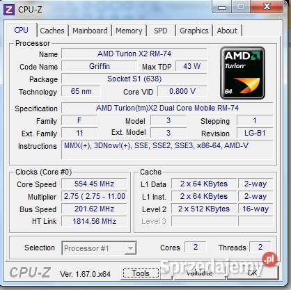 Laptop HP Compaq 615 4GB RAM 320GB dysk AMD HP/Compaq HP/Compaq