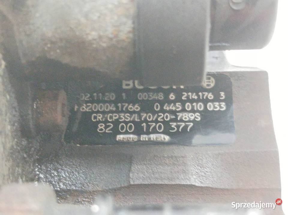 POMPA WTRYSKOWA 0445010033 8200170377 25 DCI sprzedam