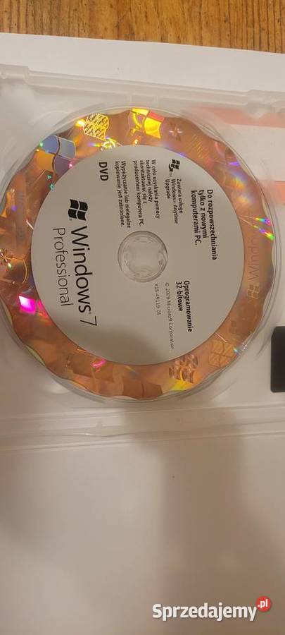 System Windows 7 Professional 32Bit Poznań