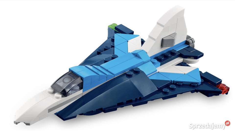 NOWE LEGO Statek powietrzny samolot wyścigowy 7 lat+