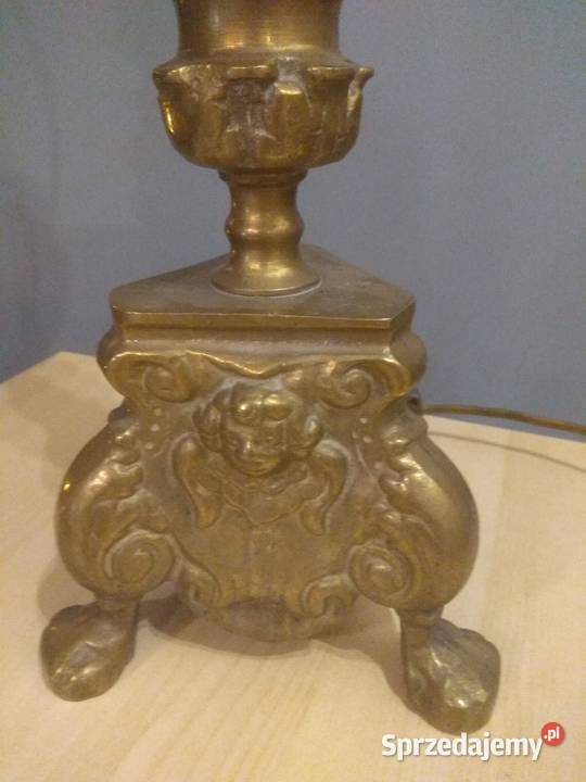 Stara lampa mosiężna Szczecin sprzedam
