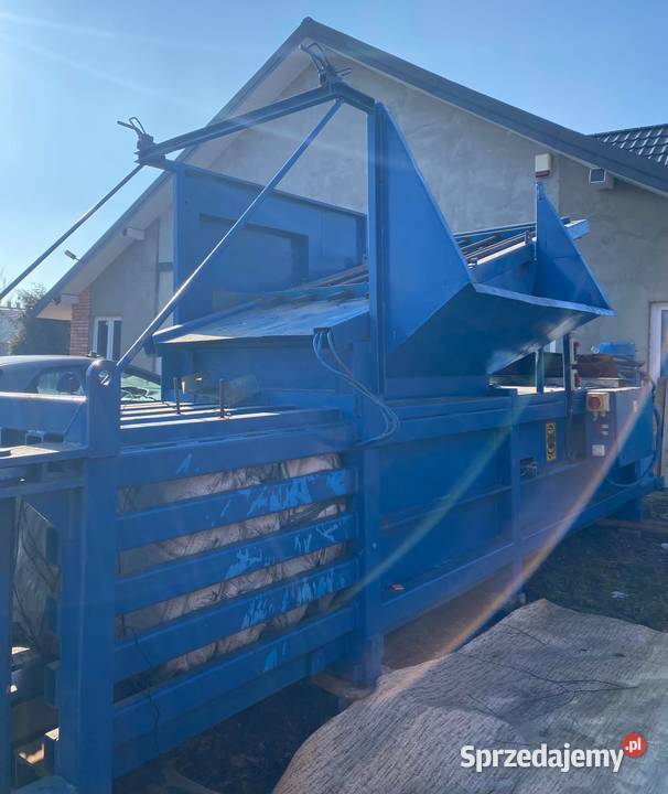 Belownica zgniatarka prasa do śmieci makulatury Magazynowanie Trzebinia