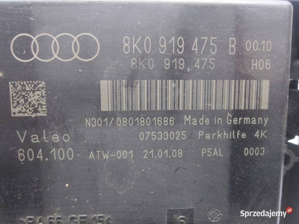 AUDI A4 B8 IV 08r sterownik PDC 8K0919475B osobowe świętokrzyskie Kielce