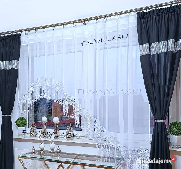 Firana Gotowa 400x180 Firany do pokoju salonu Oświęcim