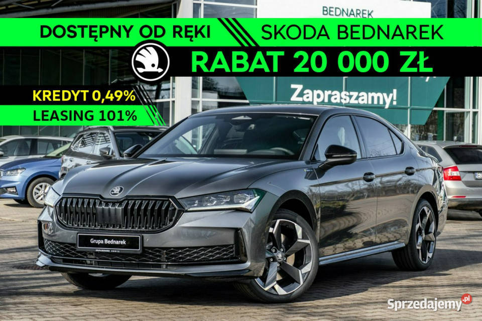 koda Superb Sportline 20 TDI 193 DSG 4x4 IV 2023 ABS Łódź