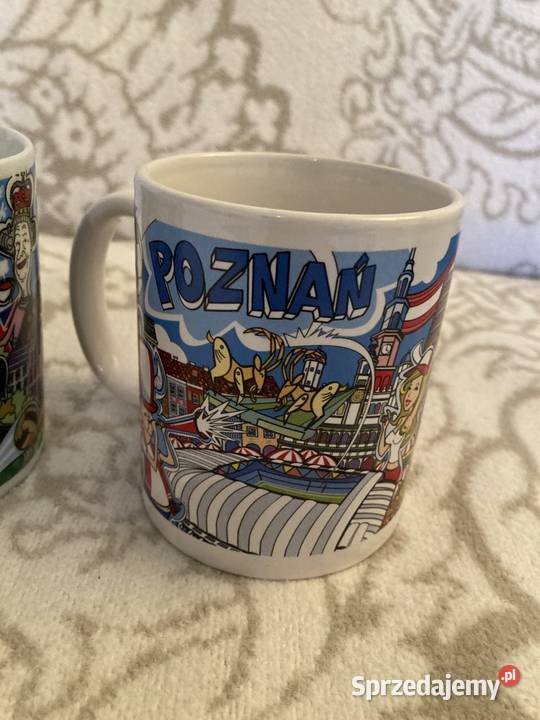 Kubki 2 Ceramiczne Ozdobne i Dekoracyjne wielokolorowy