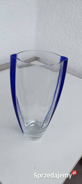 Ładny stary wazon PRL Porcelana i szkło