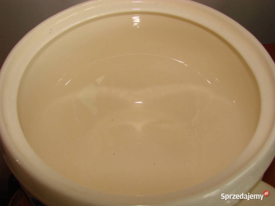 Włocławek fajansowa waza PRL Pruszcz Gdański