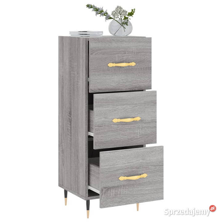 Szafka szary dąb sonoma 345x34x90 materiał Warszawa