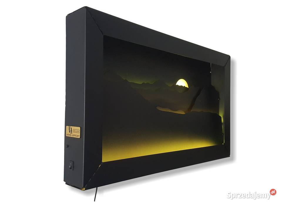 Obraz 3D LED RGB Loft Industrialny świecący wielokolorowy Jeżowe