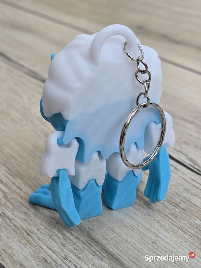 Wesoły Brelok Yeti 3d Druk3d Keychain fidget Chełm
