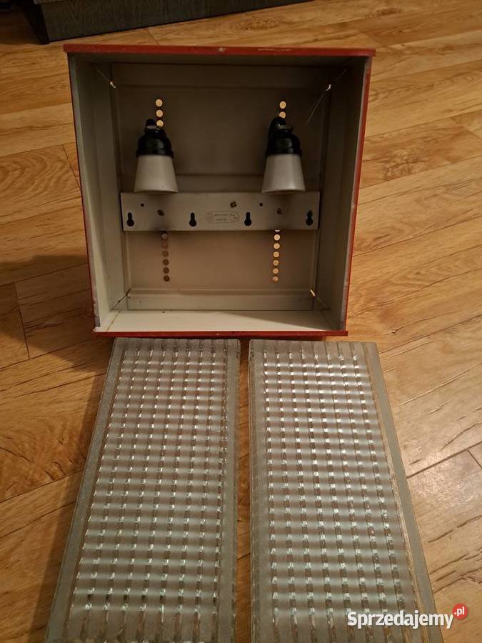 Retro lampa wiszaca firmy Napako z 1971 rzadka Lubań
