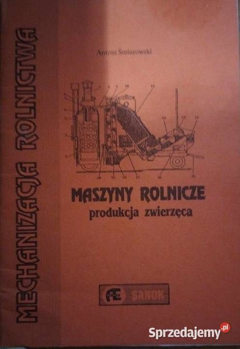 Książka Maszyny Rolnicze produkcja zwierzęca Tarnawka Pierwsza sprzedam