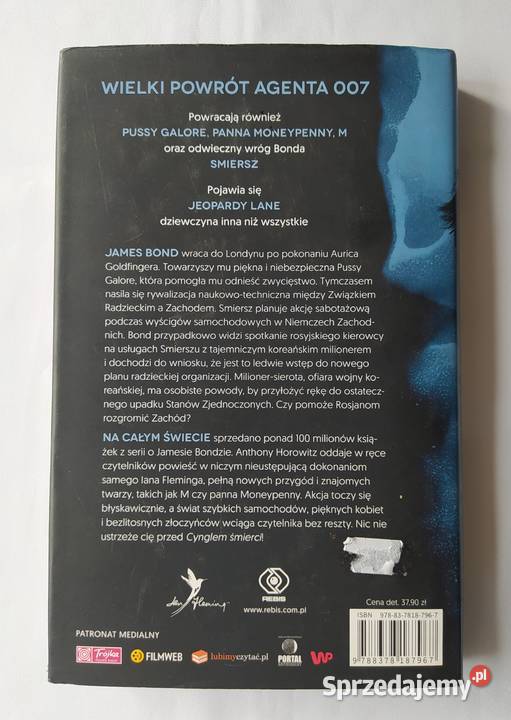 CYNGIEL ŚMIERCI Anthony Horowitz Hajnówka