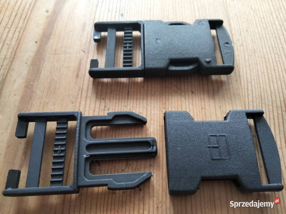 Klamra z tworzywa sztucznego kolor czarny duża Uniseks Ostrów Wielkopolski