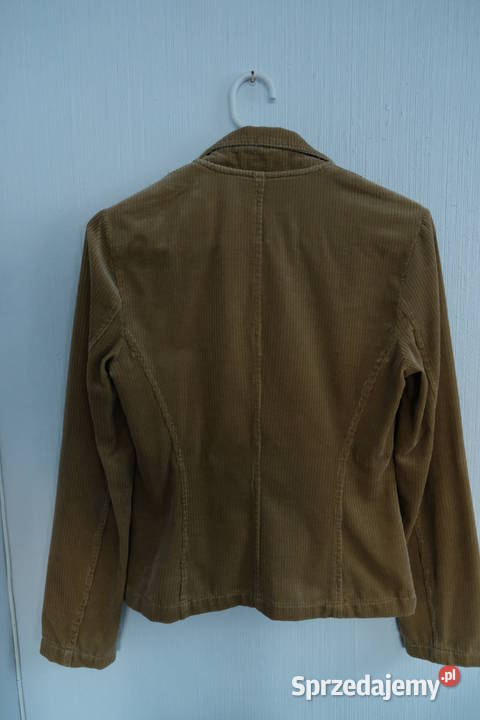 Marynarka welurowa beżowa s 36 żakiet Toruń
