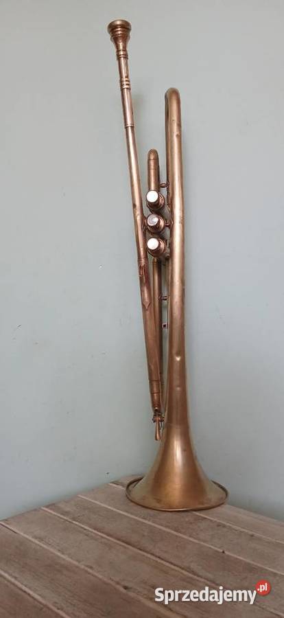 Stara mosiężna trąbka Kraków