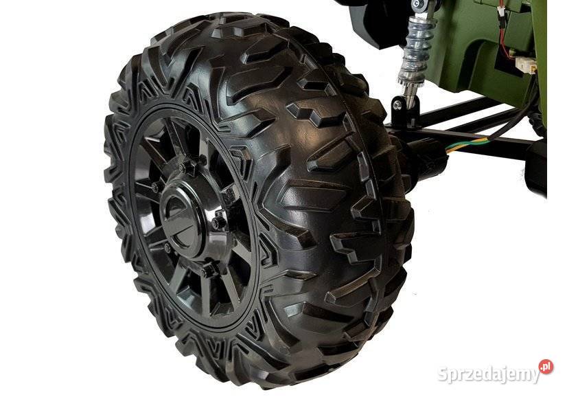 Auto na akumulator QLS618B wojskowe zielony Pojazdy elektryczne i spalinowe