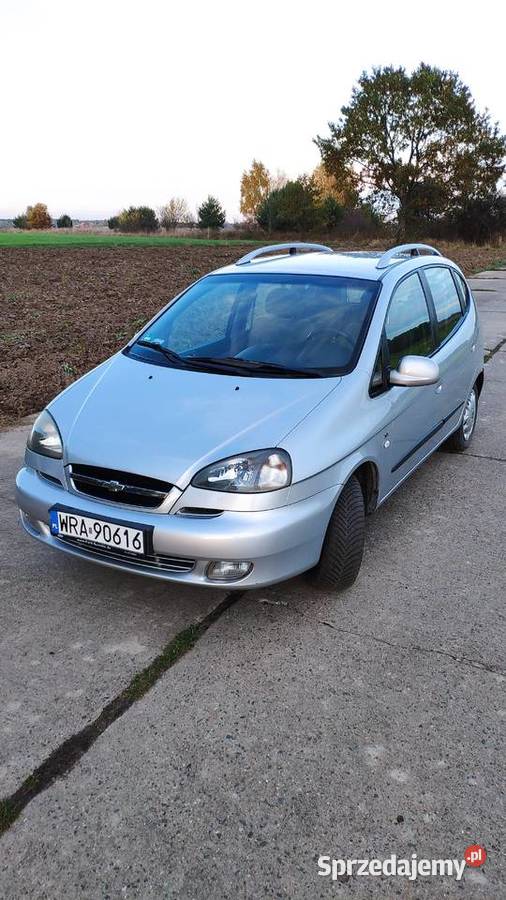 Chevrolet Rezzo 16 LPG nieuszkodzony Rezzo Wacławów sprzedam