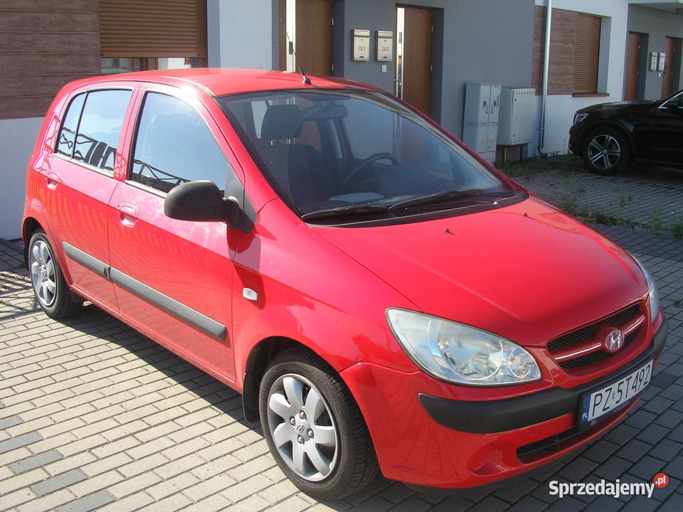 Hyundai Getz 11 Gazklimatyzacja 2008r wielkopolskie Swarzędz