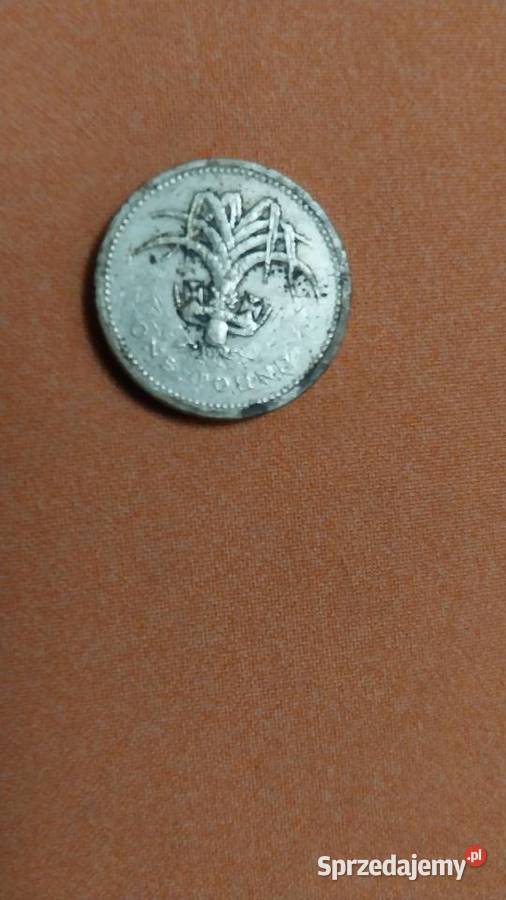 Moneta ONE POUND 1985r kujawsko-pomorskie Golub-Dobrzyń