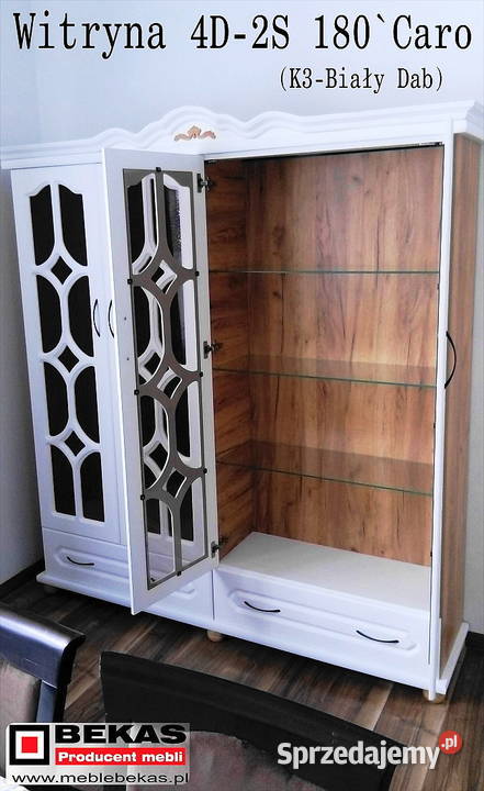 Biblioteczka Caro 135 gwiazda Bekas Biała Italia 50cm