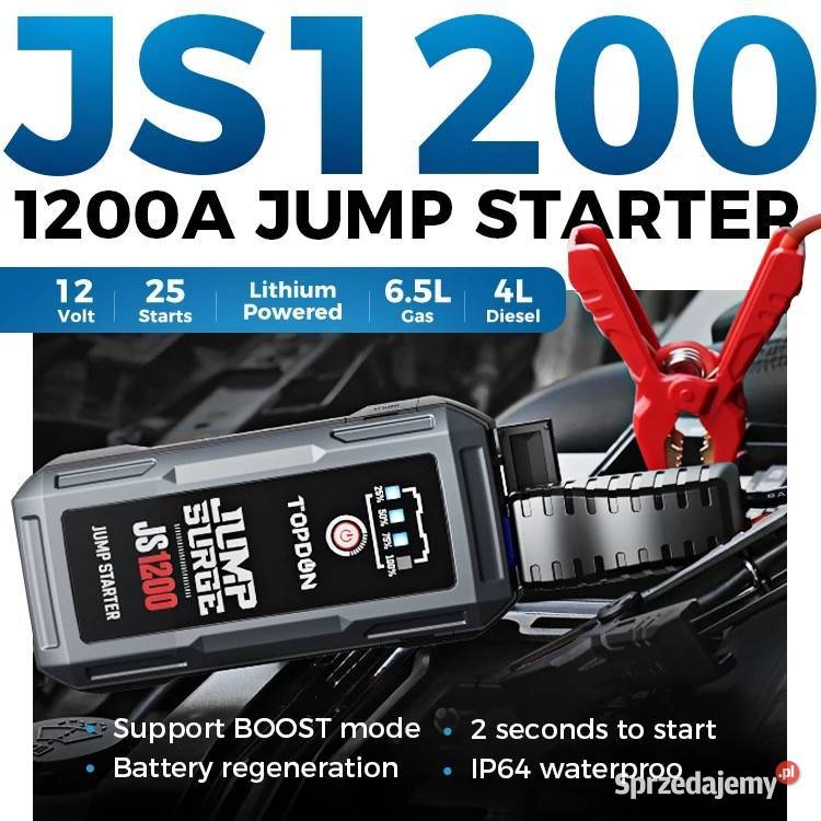 Urządzenie rozruchowe Topdon JS 1200 jump Kłobuck