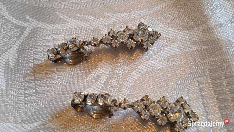 POSREBRZANE KLIPSY BOGATO ZDOBIONE CYRKONIAMI