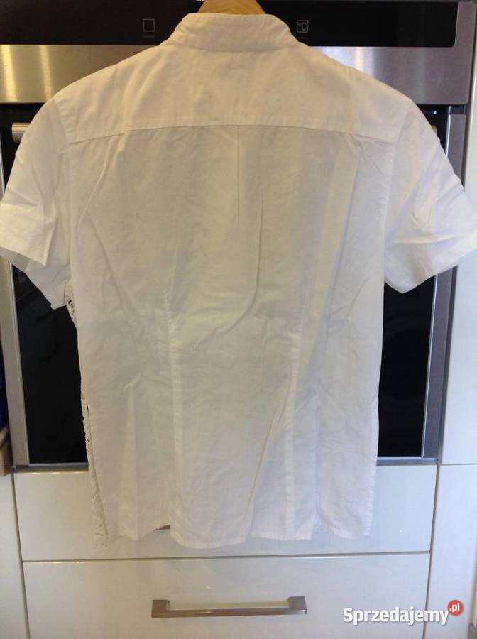 Koszula Biała z Koronką Damska Roccobarocco S Nowa Sól sprzedam