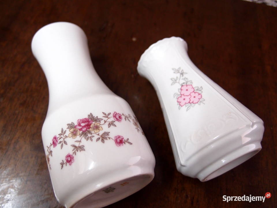 Porcelanowy wazon z okresu PRLu Chodzież Wawel Łódź