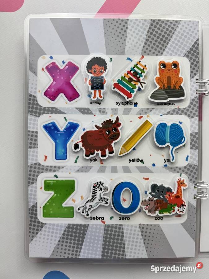 Edukacyjna gra na rzepy Alfabet angielski Raszyn