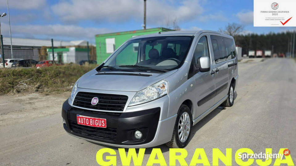 Fiat Scudo 9 Osobowy Climatronic Long II 2007 Scudo Lębork