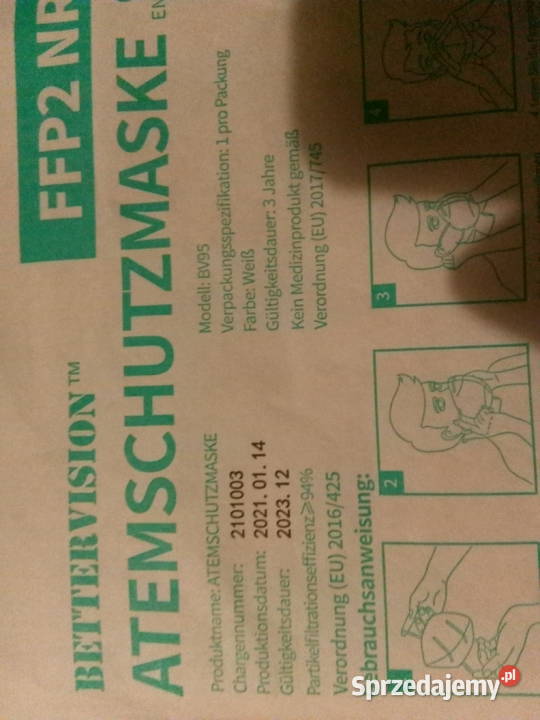 Maska ochronna FFP2 130 gr