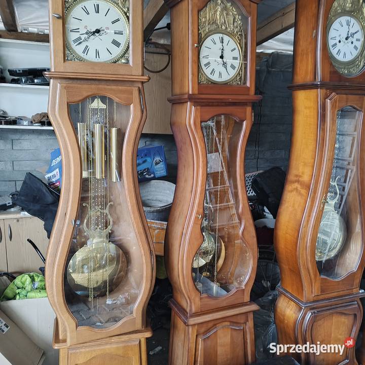zegary stojace z francji Fałków