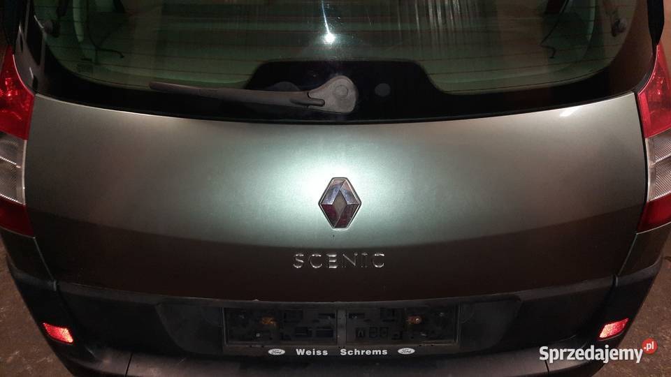 Klapa szyby tyl renault scenic 2 Marusza