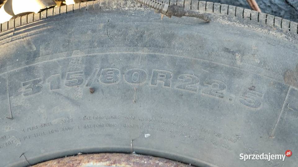 Koło felga opona 31580 Iveco Stralis 225 Onyx