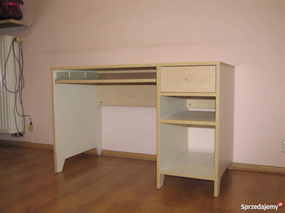 Białe biurko dziecka o wymiarach blatu 110 x 60 Warszawa sprzedam