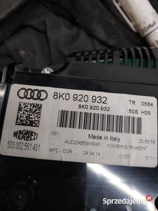 LICZNIK EU 8K0920932 20 D Audi A4 IV 20082015 B8