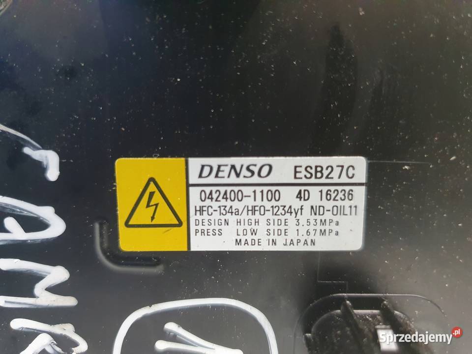 SPRĘŻARKA KLIMATYZACJI Toyota RAV4 V kompresor lubelskie Chełm sprzedam