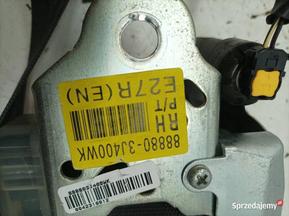 PAS BEZPIECZEŃSTWA PRAWY PRZÓD PASAŻERA osobowe