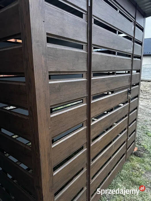 Domek ROD na narzędzia działke drewno