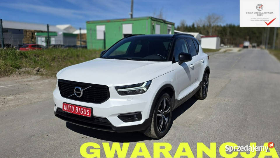 Volvo XC 40 BIAŁA PERŁA R design czujnik parkowania