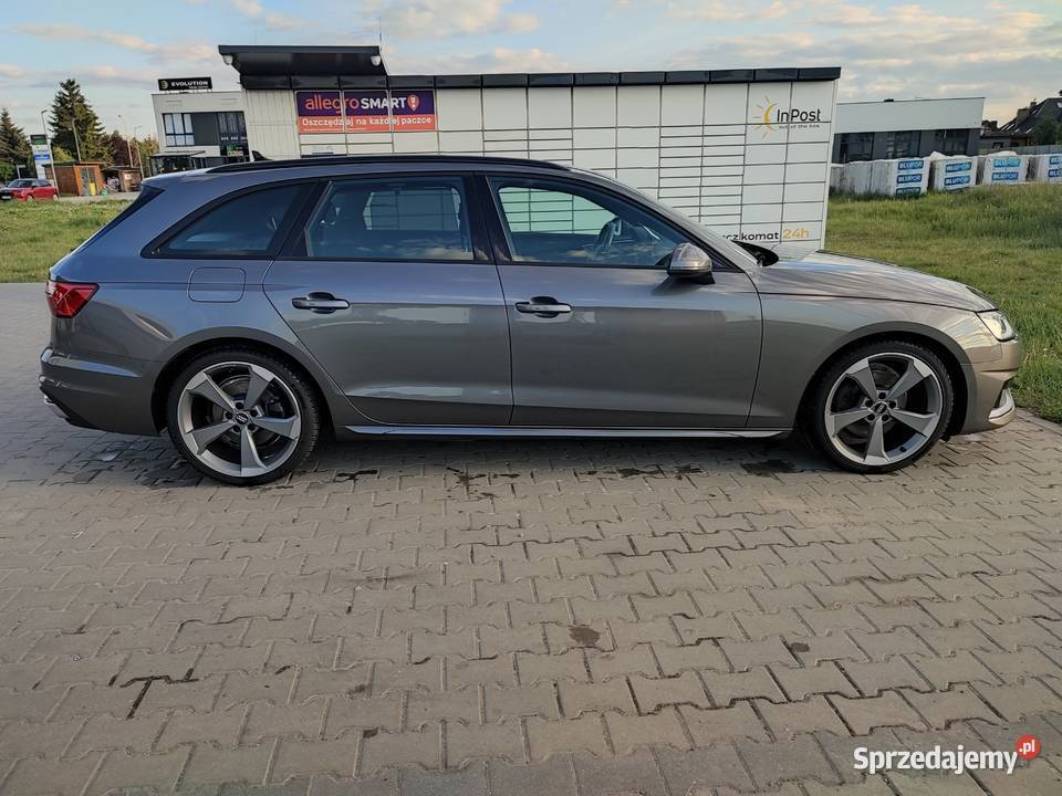 AUDI A4 AVANT 20 TDI ASO automat łopatki felgi przyciemniane szyby wielkopolskie Poznań