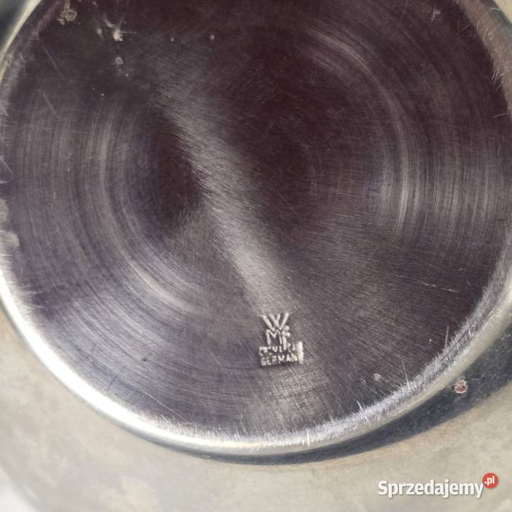 Zestaw na ocet i oliwę w stojaku szkło stal WMF Bronisze