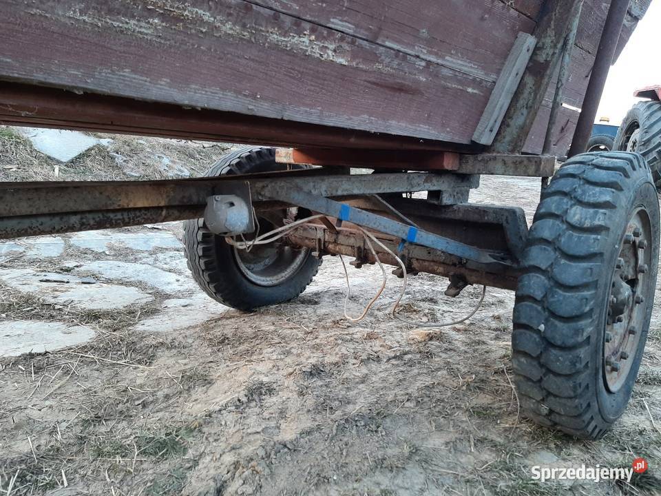 Wóz metalowy z paką do ciągnika c330 sam itp Dębica