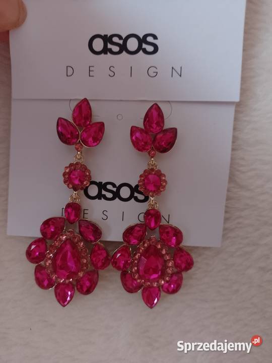 ASOS Bogato zdobione różowe kolczyki Dla kobiet małopolskie Kraków